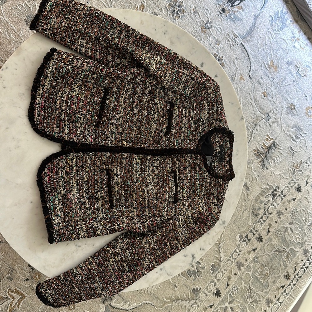 Elegant never worn jacket with speckled sequins